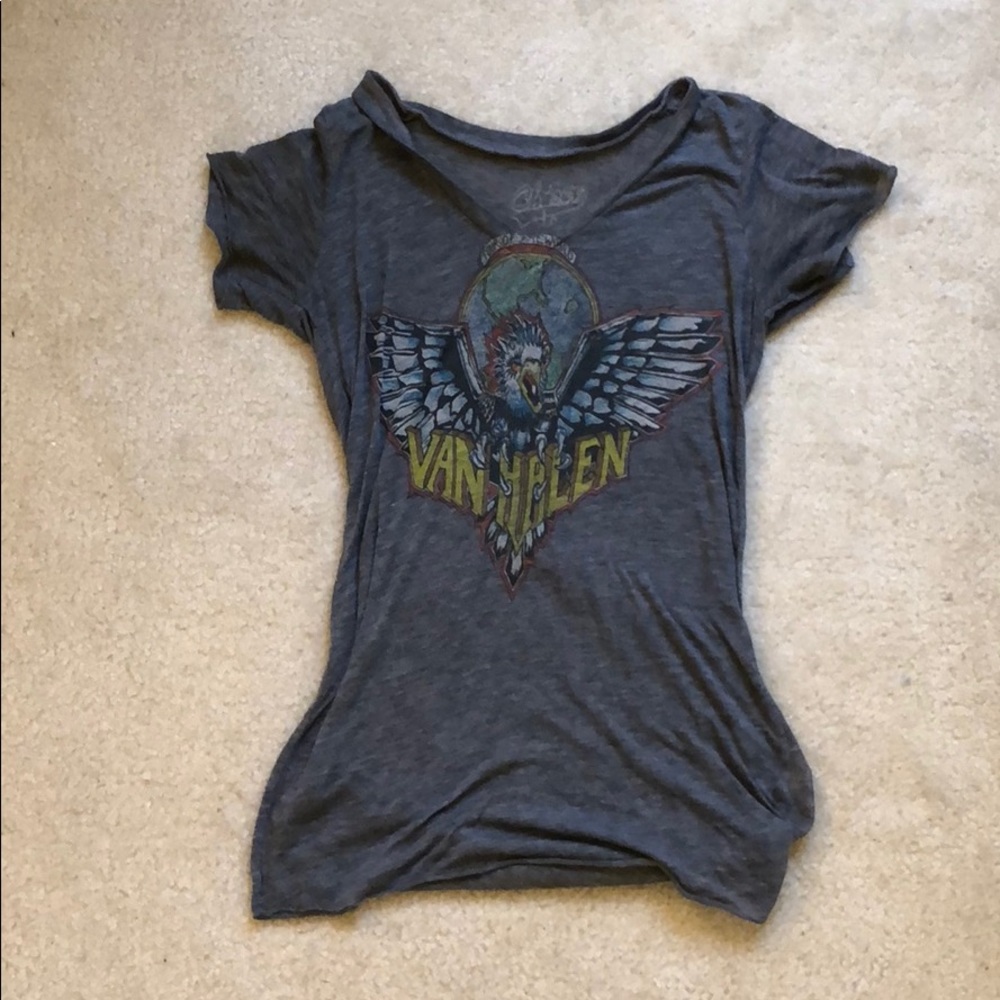 Grey Van Halen T-shirt